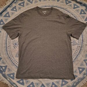 Duluth Trading Co Heavyweight Longtail Tee Gray L